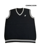 Classic Knitted Vest -Black
