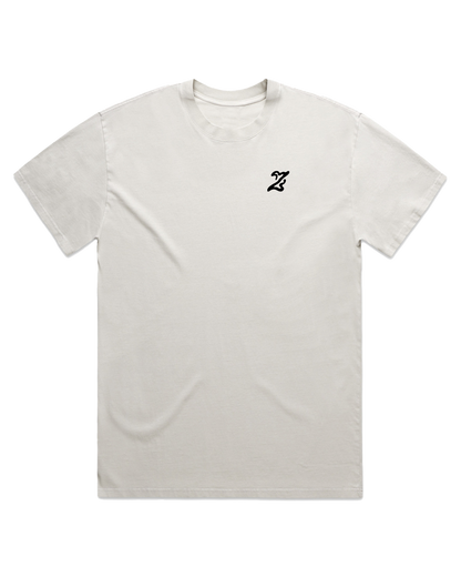 Zoysia Heavy Tee Faded Cream