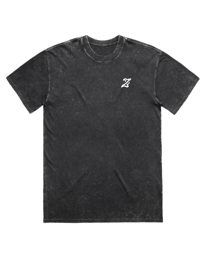 Zoysia Heavy Tee Acid Washed Grey