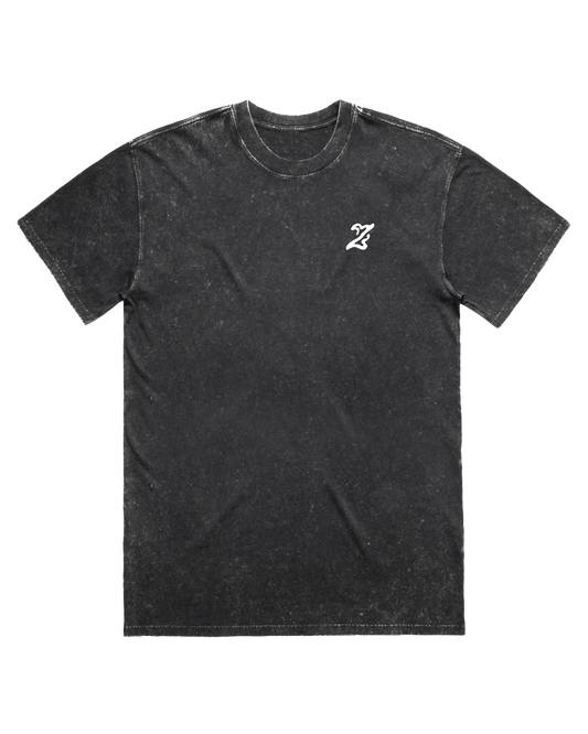 Zoysia Heavy Tee Acid Washed Grey
