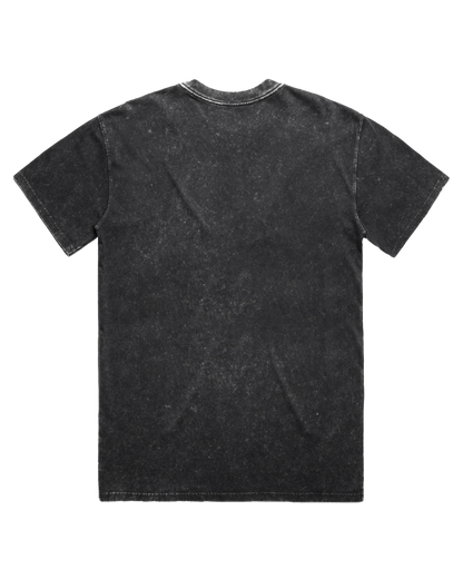 Zoysia Heavy Tee Acid Washed Grey