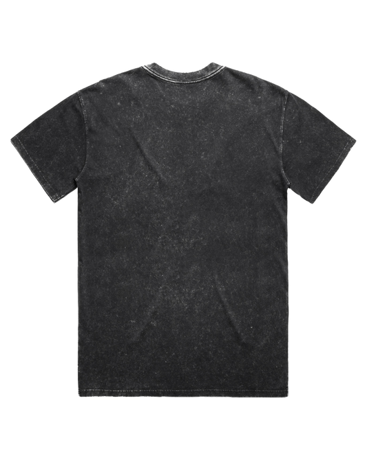 Zoysia Heavy Tee Acid Washed Grey