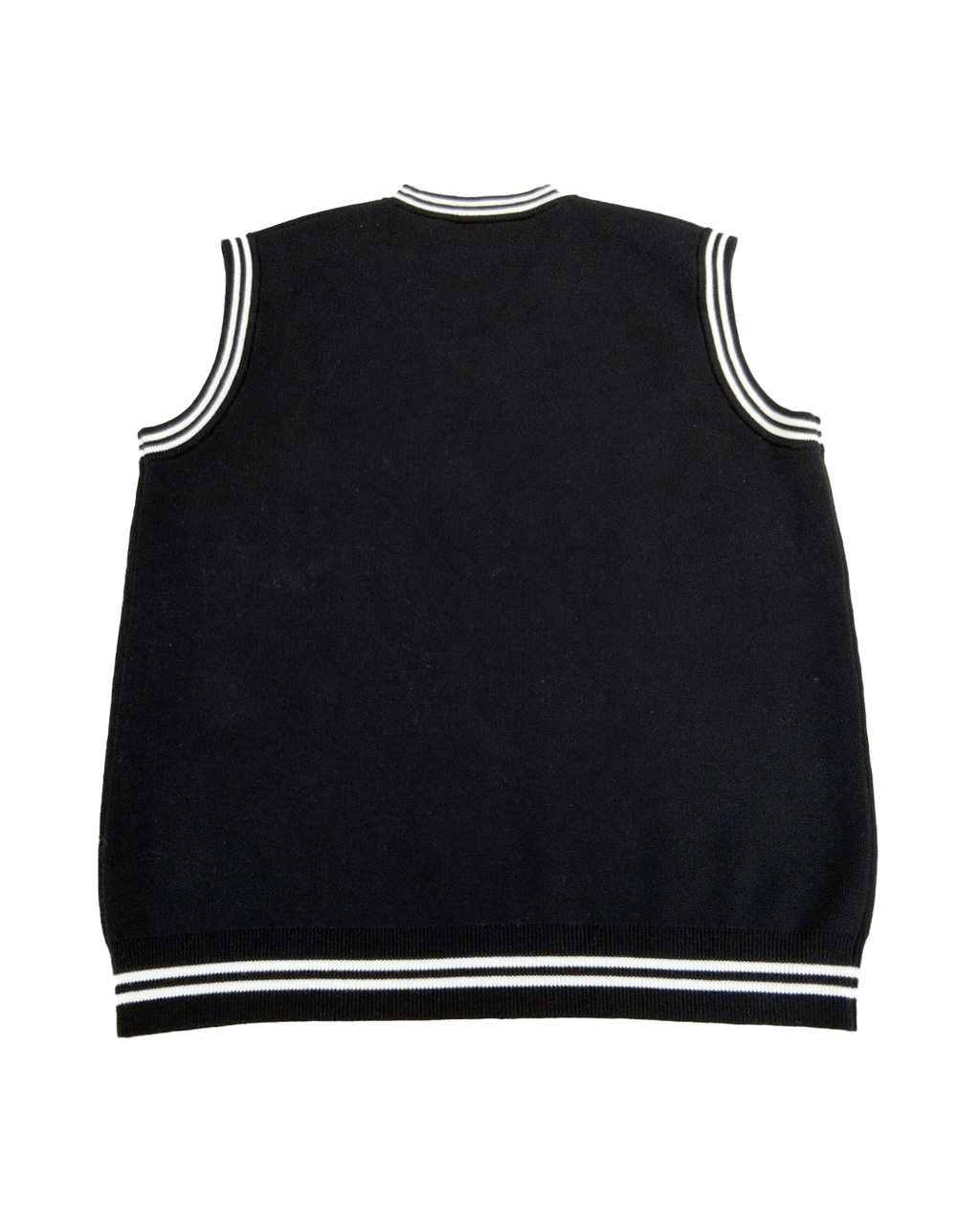 Classic Knitted Vest -Black