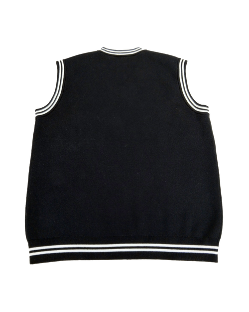 Classic Knitted Vest -Black