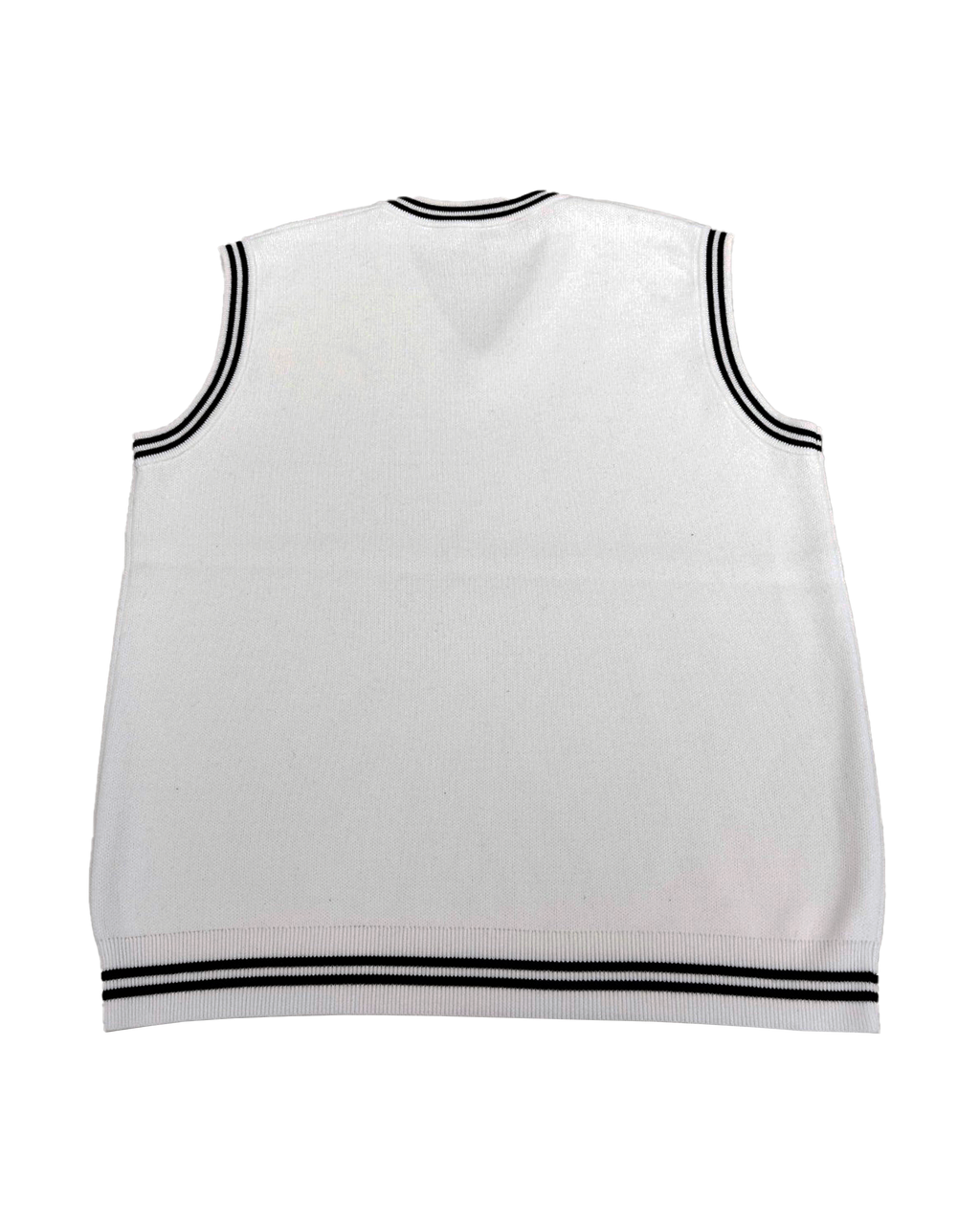 Classic Knitted Vest -White