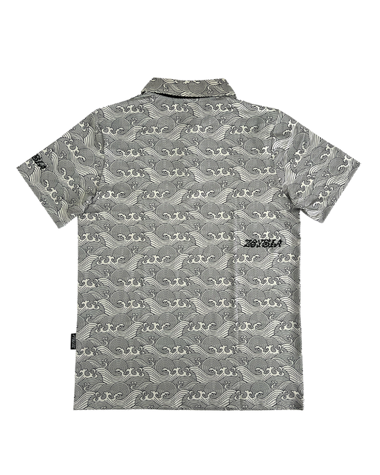 Wave Polo Cream/Black