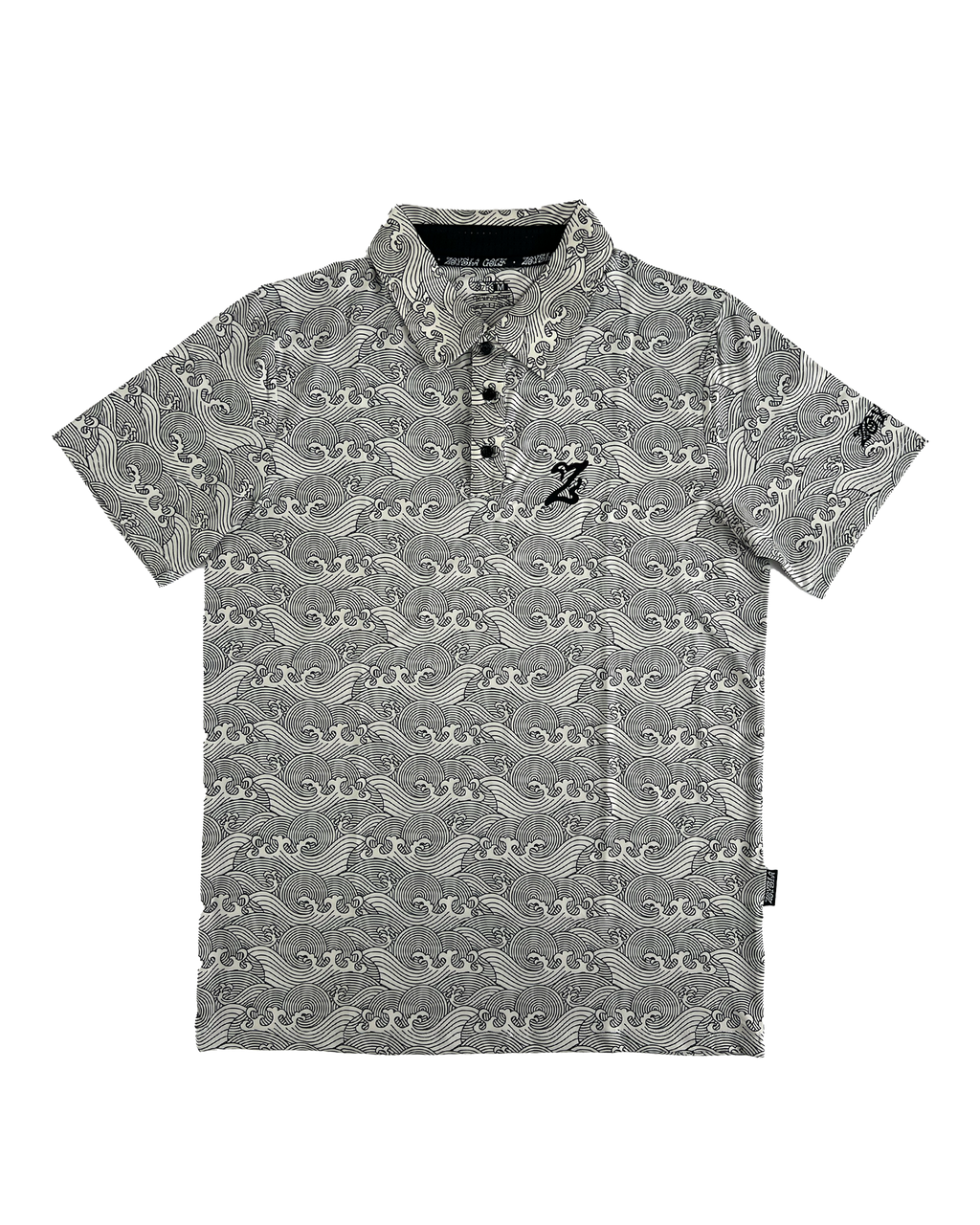 Wave Polo Cream/Black