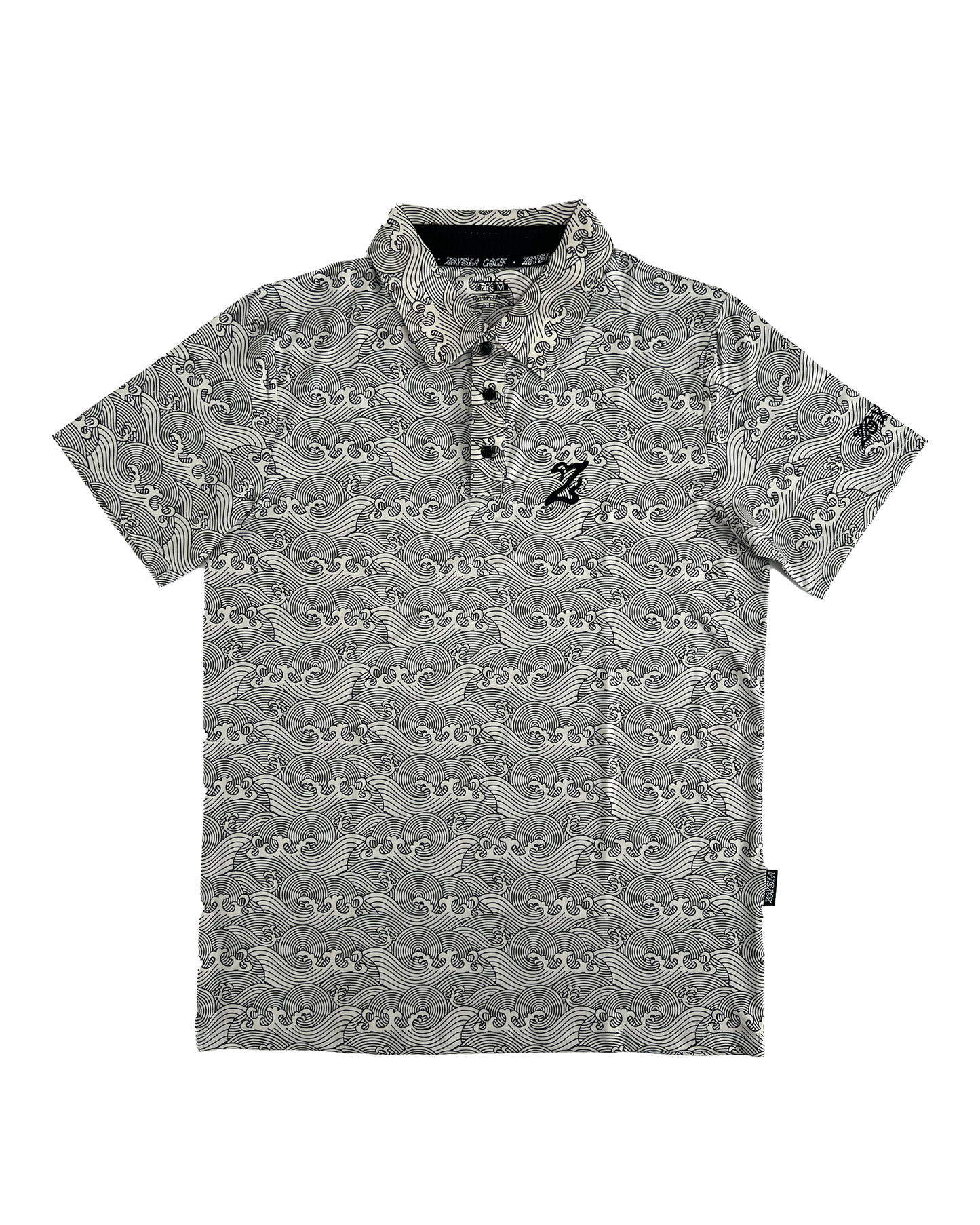 Wave Polo Cream/Black