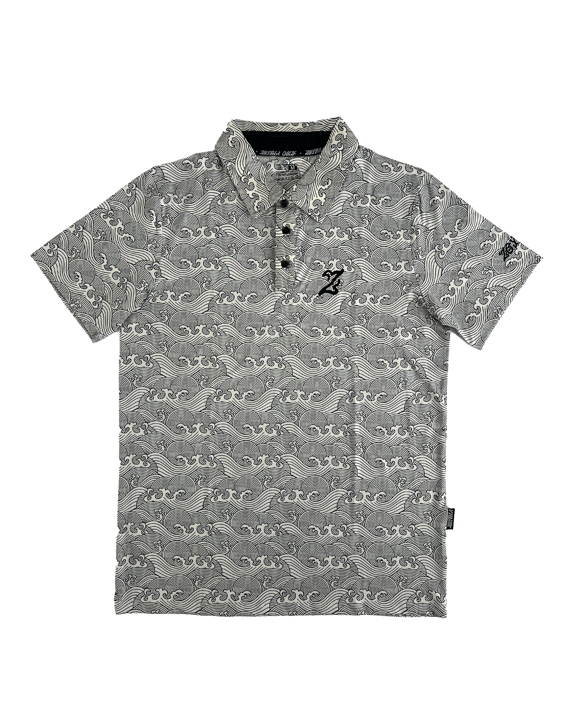 Wave Polo Cream/Black