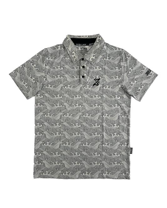Wave Polo Cream/Black