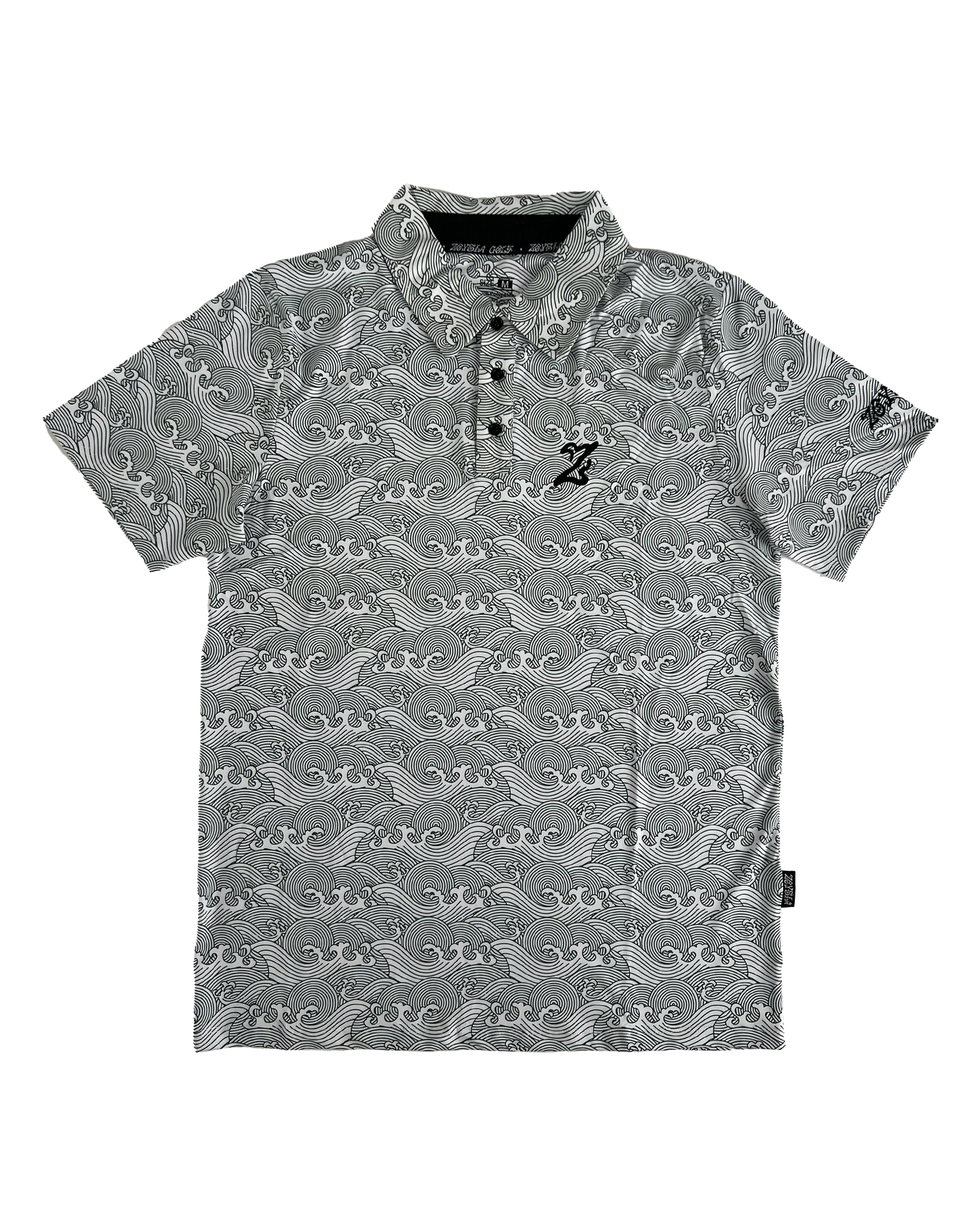 Wave Polo Green/White