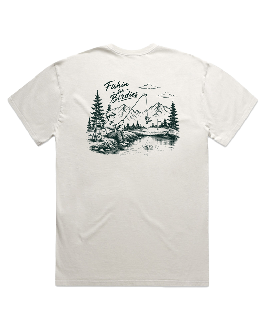 Zoysia Fishing For Birdies Tee