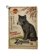 Zoysia Golf Towel -Catching Birdies