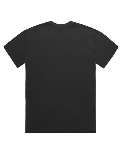 Zoysia Heavy Tee Faded Black