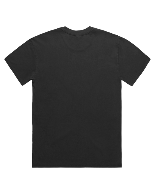 Zoysia Heavy Tee Faded Black